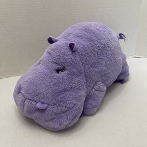 Giggle Scape Purple Hippo Hippopotamus Plush Stuffed Animal 14” Target Toy Soft